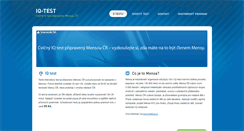 Desktop Screenshot of mensatest.cz