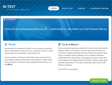 Tablet Screenshot of mensatest.cz